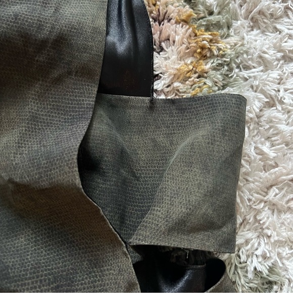 Ronny Kobo Rhoda Snake Print Bandeau Cutout Silk Rimper - Picture 8 of 11